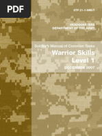 Download Army - stp21 1 - Soldiers Manual of Common Tasks - Warrior Skills Level 1 by Meowmix SN2472749 doc pdf