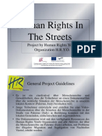 Human Rights in The Streets - Deutsch