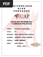 Derecho Concursal German