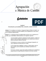 Estatutos de La Banda de Música de Candás (30/09/1999)