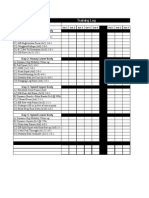 4-Week Training Log Under 40 Chars