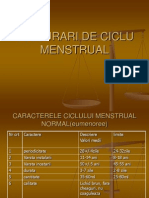 Tulburari de Ciclu Menstrual PDF