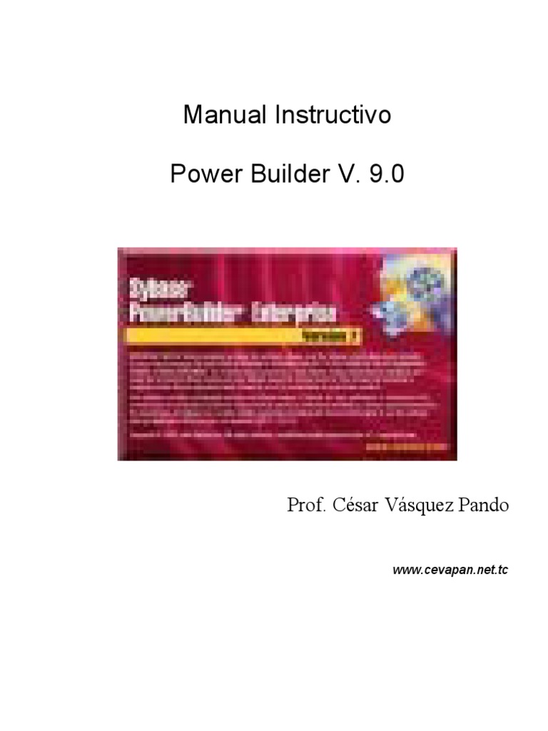 Manual de Power Builder 9.0: Guía Completa | PDF | Arte | Informática