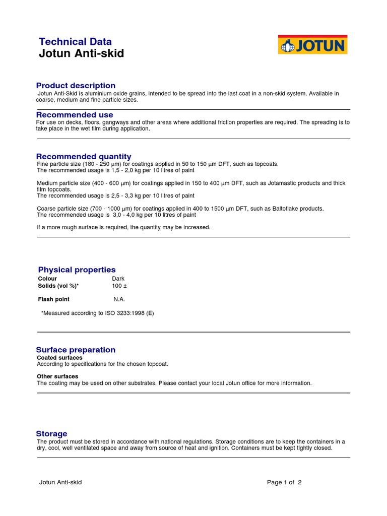 Berger paints technical data sheet