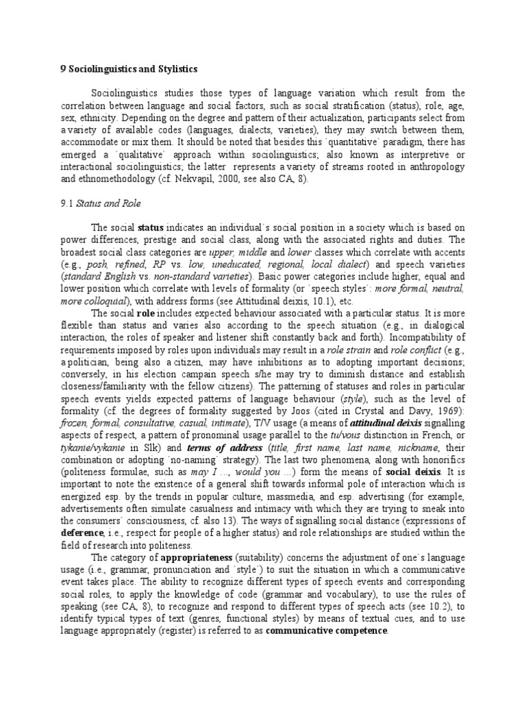 Sociolinguistics: Language and Society | PDF | Sociolinguistics | Dialect