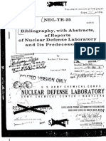 Bibliography, with abstracts, of reports of Nuclear Defense Laboratory and its predecessors - 16383835