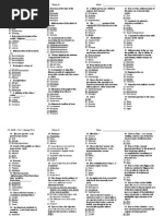 Test 5 Answer Key 