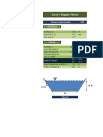 Lacey's Regime Theory: FPS Choose System of Units