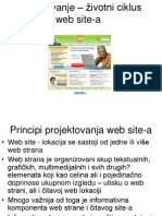 Projektovanje Web Site-A