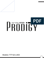 Manual Protege Prodigy V2