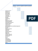 Production Schedule