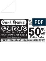 Gurus - Grand Opening