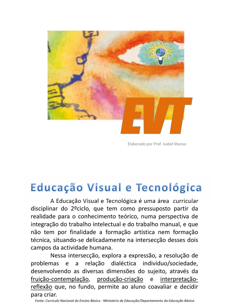 Microsoft PowerPoint - o Que É A EVT | PDF | Cognição | Currículo