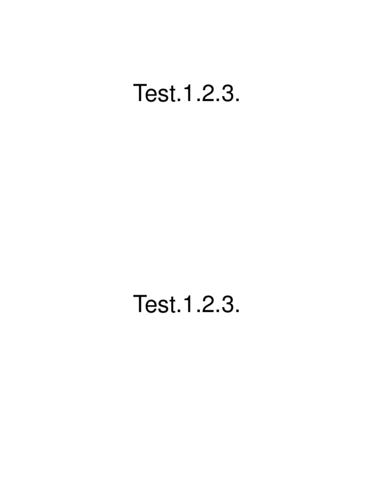 Test | PDF