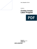 AR 210-35 Civilian Inmate Labor Program