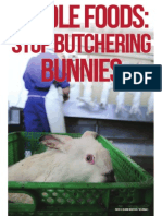 Whole Foods: Stop Butchering Bunnies