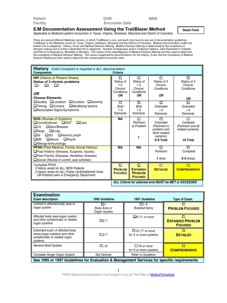 Worksheets Coding Audit Worksheet trailblazer medicare audit tool differential diagnosis medical diagnosis