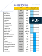 Listado de Libros de Ficcion