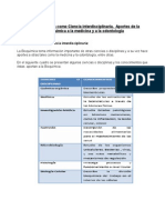 La Bioquímica Como Ciencia Interdisciplinaria