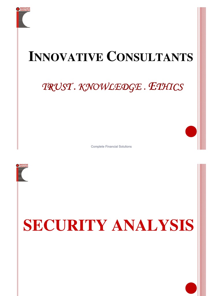 Fundamental Analysis PDF Economic Indicators Economics