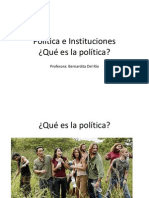 CLASE 3 Qué Es La Política