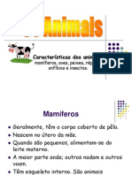 Caracteristicas Dos Animais