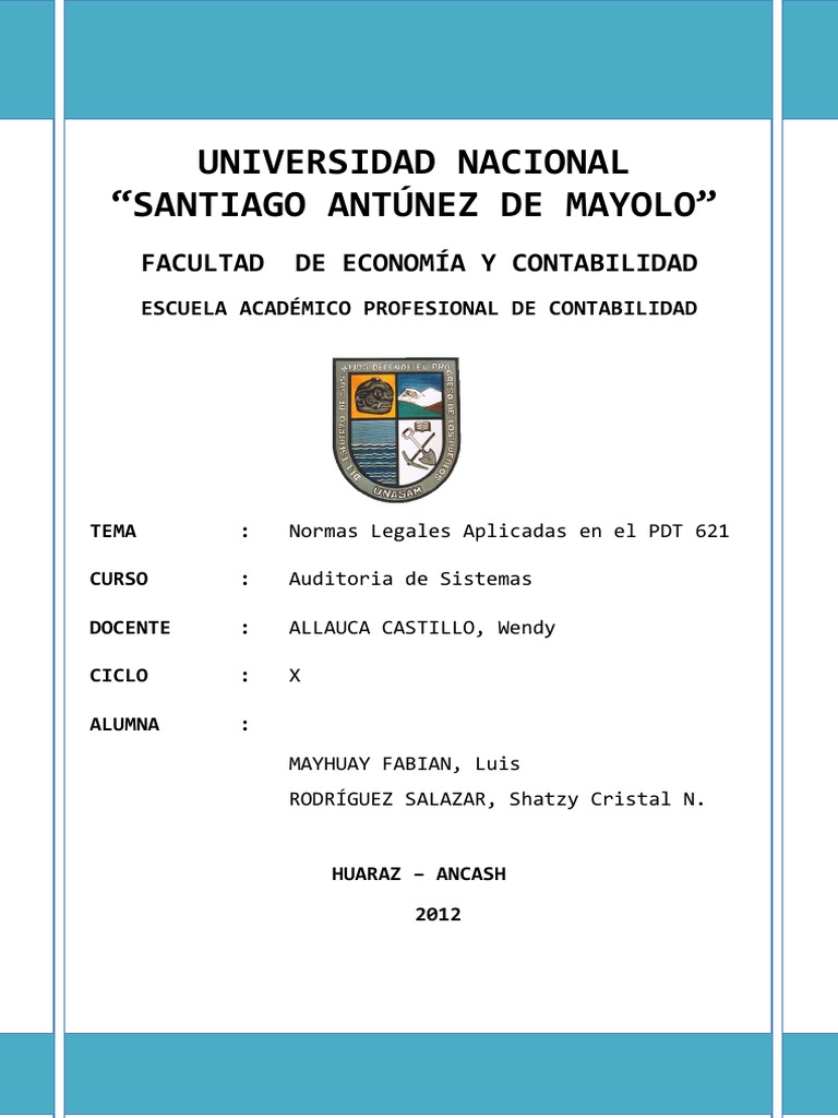 Normas del PDT 621 en Contabilidad | PDF | Impuestos | Contabilidad