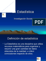 Enstadística en la Investigación Social