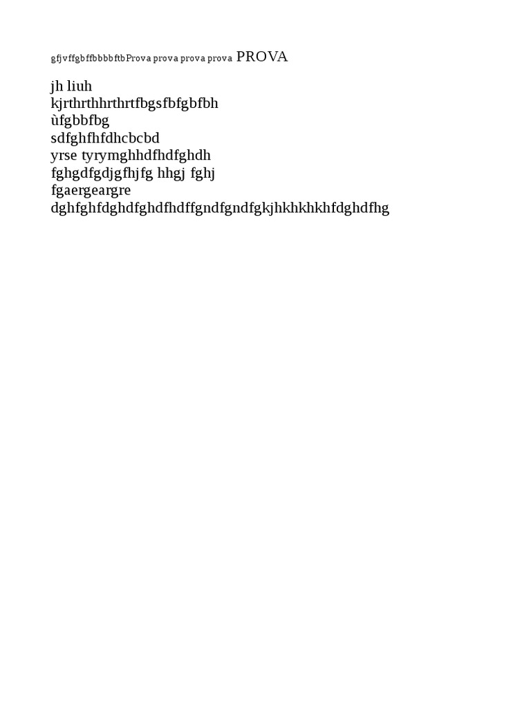 Prova 3 | PDF