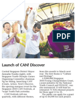 Launch of CAN! Discover, 19 Apri 2009, Sunday Times