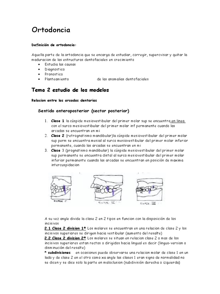 Ortodoncia | PDF | Diente humano | Ortodoncia