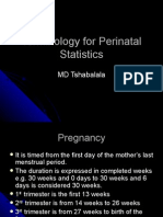 Terminology for Perinatal Statistics