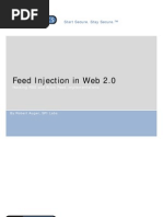 Feed Injection in Web 2.0: Start Secure. Stay Secure.™