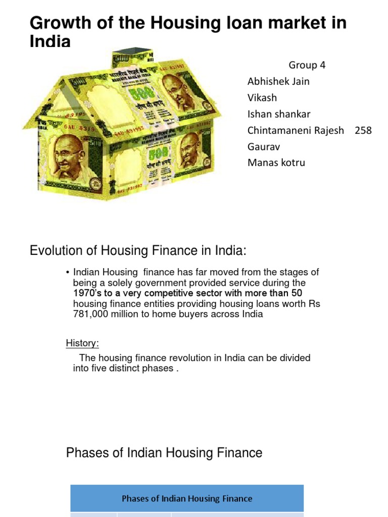 Growth of The Housing Loan Market in India | PDF | Social Science | Law