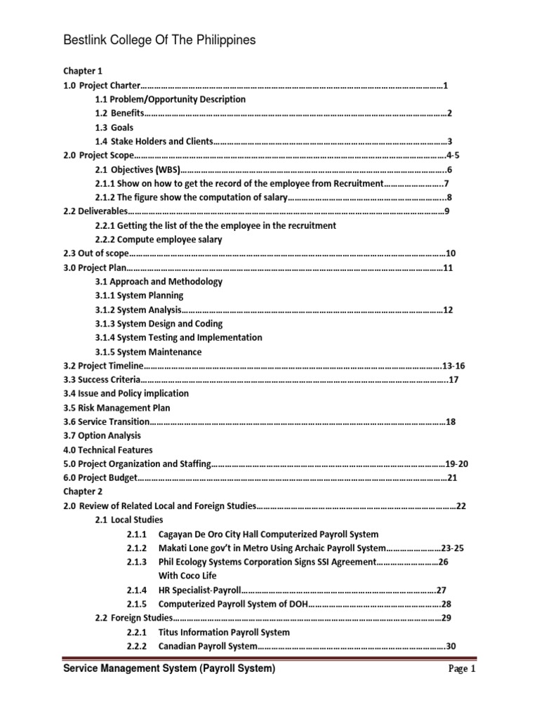 Finalpayrollsmsdocu | PDF | Payroll | Software Development Process