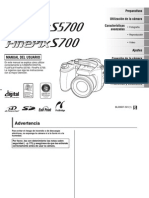 Manual Fujifilm s5700 Esp