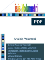Analitik 1 - Volumetri PDF