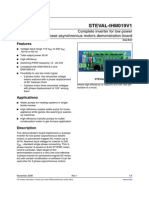 STEVAL-IHM019V1: Complete Inverter For Low Power 3-Phase Asynchronous Motors Demonstration Board