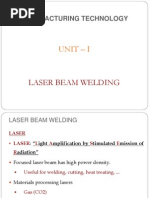 Manufacturing Technology: Unit - I