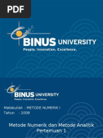 Download 1 Metode Numerik Dan Metode Analitik by cantik02m89 SN24763060 doc pdf