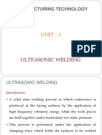 Manufacturing Technology: Unit - I