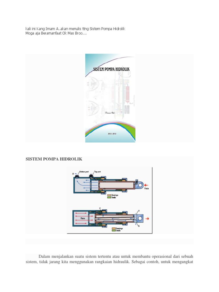 153282621 Sistem Kerja Pompa Hidrolik