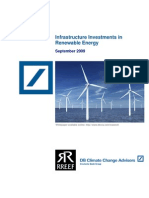 Infrastructure Investments in Renewable Energy