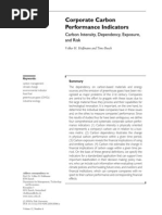 Download Corporate Carbon Performance Indicators Carbon Intensity Dependency Exposure and Risk by Progeauchile SN24767857 doc pdf