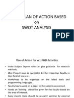 It Dept Plan of Action Based On Swot Analysis