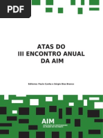 III Encontro Anual AIM