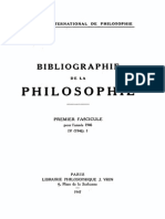 Bibliographie Philosophie 04.1946/1