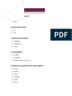 questionnaire