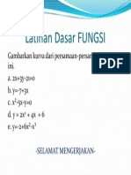 Latihan Dasar FUNGSI