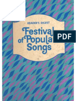 Book Reader S Digest Festival of Popular Songs